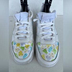 Nike Girls Shoes Size 5Y White Court Borough Low 2 BQ5448-100  Casual Sneakers